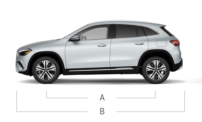 vehicle side view dimensions